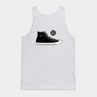 Shoe chuck pocket black Tank Top